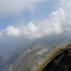 Flugwegposition um 10:19:05: Aufgenommen in der Nähe von Tragöß-Sankt Katharein, Österreich in 2121 Meter